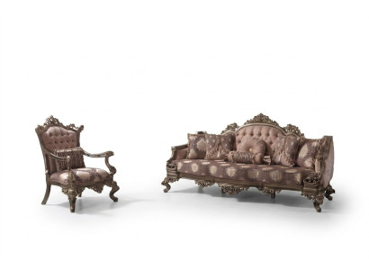 Divano imbottito Chesterfield in tessuto beige Set divano_PATTERN di divani da salotto.