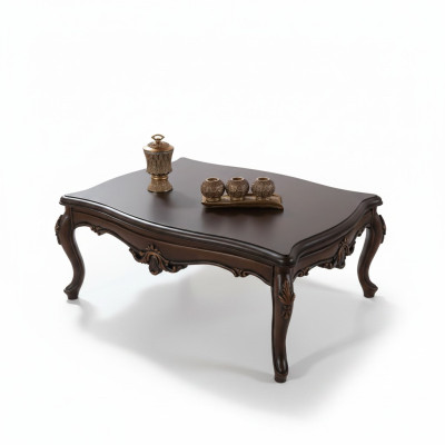 Tavolino da salotto Tavolino da soggiorno Tavolino laterale Consolle Marrone Legno Tavolo