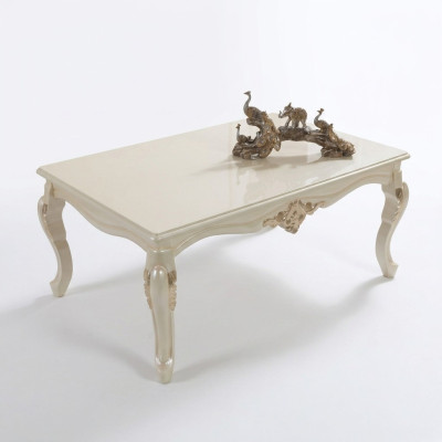 Tavolino da salotto tavolino da soggiorno comodino console in legno beige.