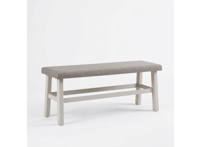 Sgabello Banca Sedile Panca Pouf Sgabello Sala da pranzo Grigio Legno