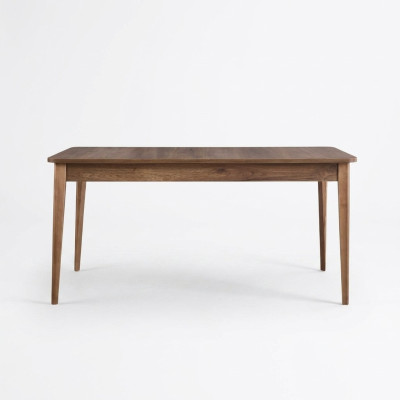 Tavolo da pranzo allungabile in legno marrone da 160 cm per sala da pranzo