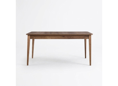 Tavolo da pranzo allungabile in legno marrone da 160 cm per sala da pranzo
