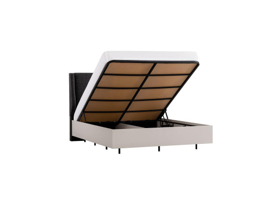 Mobili per camera da letto completi Letto matrimoniale in legno 3 pezzi Design Bianco Set letto