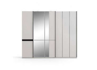 Armadi armadi armadio moderno armadi bianco legno specchio di lusso.