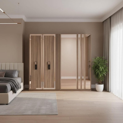 Armadi moderni Armadio Armadi Oro Legno Camera da letto