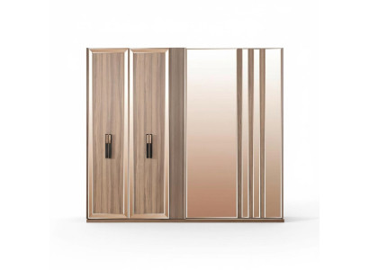 Armadi moderni Armadio Armadi Oro Legno Camera da letto