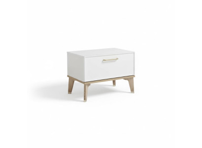 Comodino comodino per bambini Consolle notturna Camera dei bambini Legno Bianco Tavolo