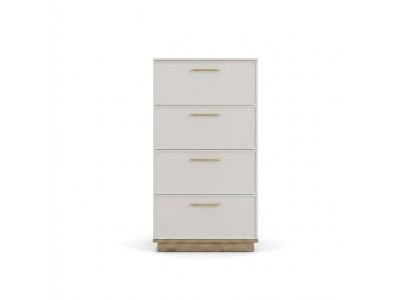 Comò Armadi Mobili in Legno Comodini Legno Bianco Camera da Letto Moderna