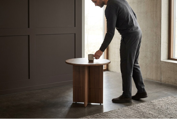 Tavolino da salotto Tavolo Tavolino da caffè Soggiorno Marrone Legno Design Mobili