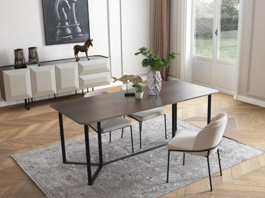 Bianco set da sala da pranzo tavolo da pranzo tavolo da pranzo tavolo 8 pezzi sala da pranzo legno nuovo