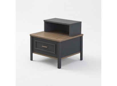 Comodini Consolle Comodini Legno Grigio Camera da Letto Classica