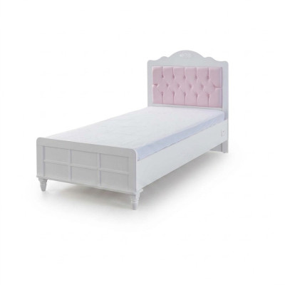 Lettino per bambini Camera da letto per bambini Mobili da camera da letto per bambini in legno rosa Chesterfield