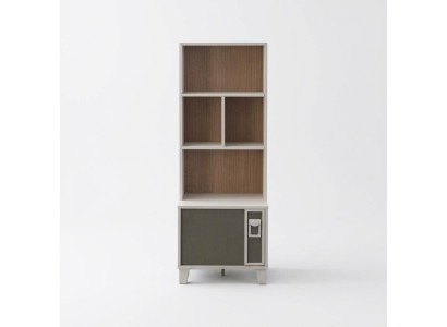 Scaffale libreria Scaffale per libri Scaffale a terra Scaffale in legno Grigio Camera per bambini