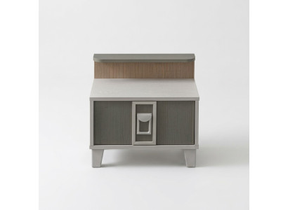 Comodino comodini comode in legno camera da letto per bambini moderno grigio ragazza