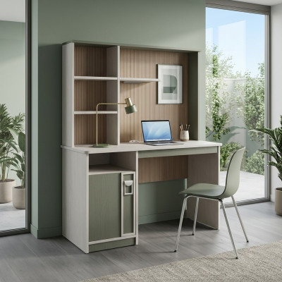 Scrivania Scaffali Tavolo per computer in legno Grigio Tavolo per bambini in camera dei bambini