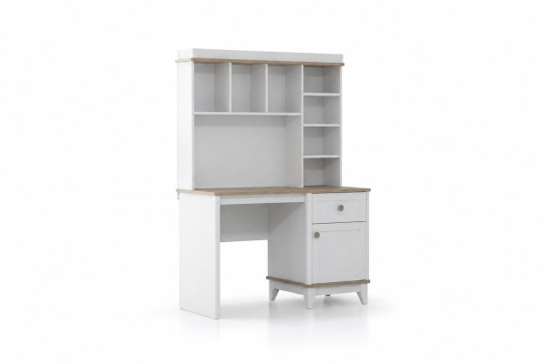 Tavolo in legno Scrivania Scaffali Scrivania per computer Legno Bianco Camera dei bambini