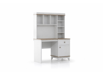 Tavolo in legno Scrivania Scaffali Scrivania per computer Legno Bianco Camera dei bambini