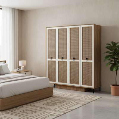 Mobiletto in legno armadio armadio per bambini armadio design in legno marrone