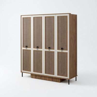 Mobiletto in legno armadio armadio per bambini armadio design in legno marrone