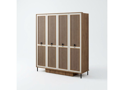 Mobiletto in legno armadio armadio per bambini armadio design in legno marrone
