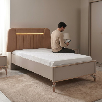 Arredamento per la camera dei bambini Letto per bambini Struttura del letto Letto Camera dei bambini Bianco Legno