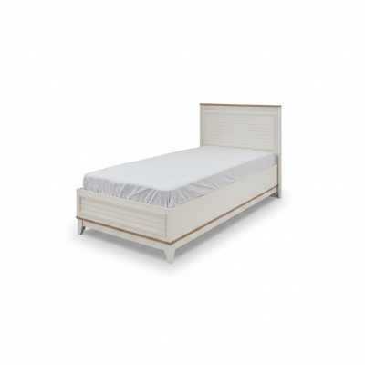 Lettino Cornice del letto Letto Cameretta da bambini Struttura letto Bianco Moderno 100cm