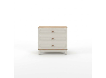 Comò per bambini in legno bianco per camera da letto per bambini, design moderno