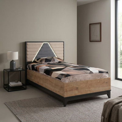 Letto per bambini Struttura letto Letto Camera dei bambini Cornici letto Marrone Legno Letti