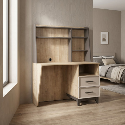 Scrivania Tavolo per computer Marrone Mobili per la stanza dei bambini Legno Tavolo Scaffali