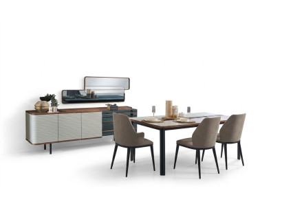 Angolo pranzo Set da pranzo Set da pranzo Insieme di mobili da pranzo 9 pezzi Legno Bianco
