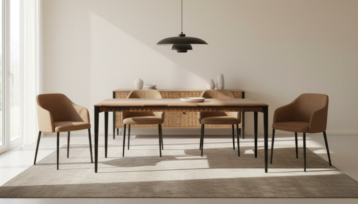 Tavolo da pranzo tavolo tavolo da pranzo in legno marrone mobili da sala da pranzo