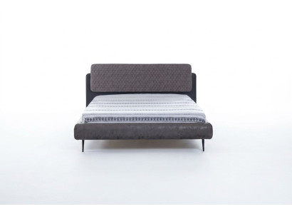 Telaio letto matrimoniale Letto Letti Letto 180 cm Grigio Tessuto Moderno Luogo di riposo