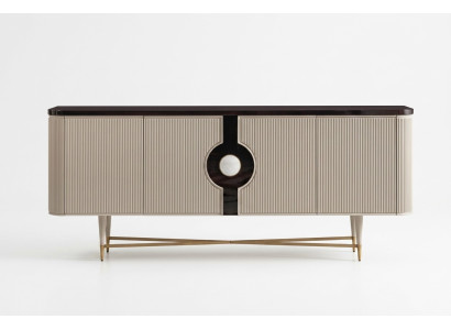 Mobile buffet credenza armadio cassettiera in legno armadio in legno beige design di lusso