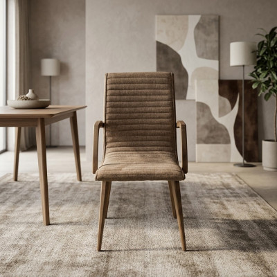 Gruppo sedie con braccioli sedie da cucina sedie da pranzo Set 6 pezzi in legno