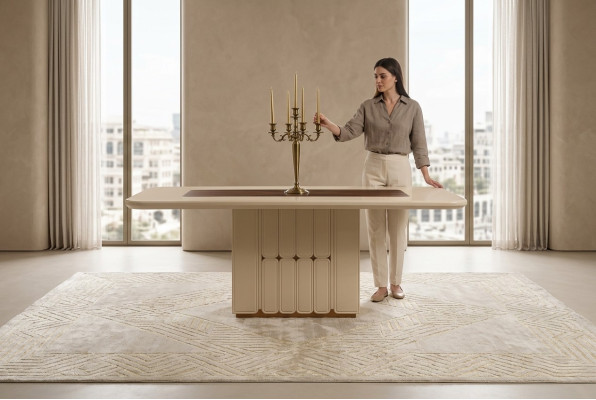 Tavolo da pranzo moderno design di tavoli in legno per sala da pranzo Mobili di lusso