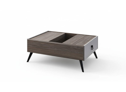 Tavolino Basso Tavolino da Salotto in Legno Tavolino Caffè Grigio Salotto