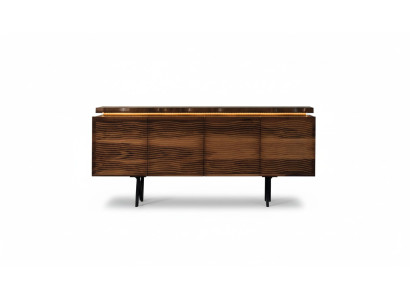 Designer credenza in legno marrone di lusso per sala da pranzo