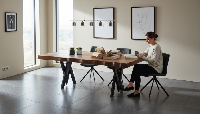 Moderno tavolino da caffè marrone per il soggiorno, lusso, tavolino d'appoggio.