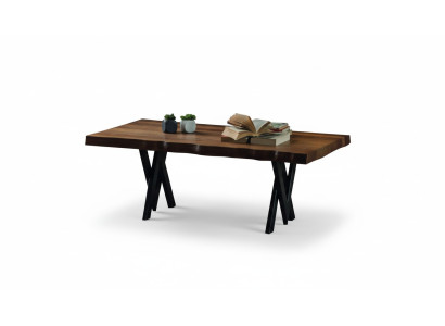 Moderno tavolino da caffè marrone per il soggiorno, lusso, tavolino d'appoggio.