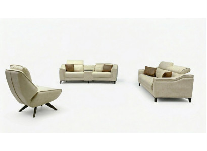 Completto set divano Designer 3 posti divano due posti Poltrona di lusso