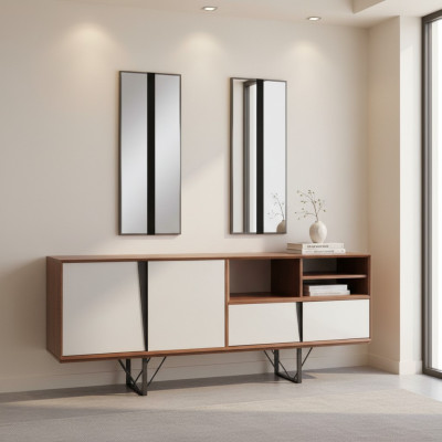 Armadio credenza cassettiera armadio credenza in legno Beige legno sala da pranzo