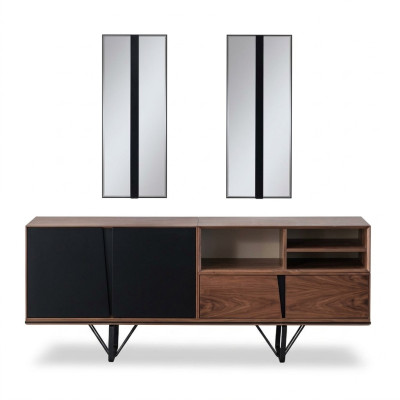 Armadio in legno credenza credenza mobiletto credenza in legno marrone sala da pranzo