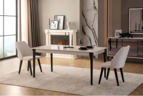 Tavolo da pranzo tavolo da pranzo tavolo da pranzo mobile da soggiorno angolo pranzo legno bianco  Tavolo da pranzo, tavolo da pranzo, tavolo da pranzo, mobile da soggiorno, angolo pranzo, legno bianco