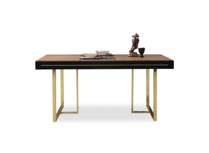 Tavolo da pranzo in legno, tavolo da pranzo, tavolo da pranzo, tavolo, sala da pranzo, angolo cottura, legno, marrone.
