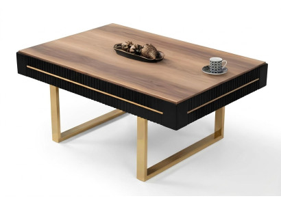 Tavolino da salotto Tavolino da caffè Tavolino laterale in legno marrone Design del tavolo