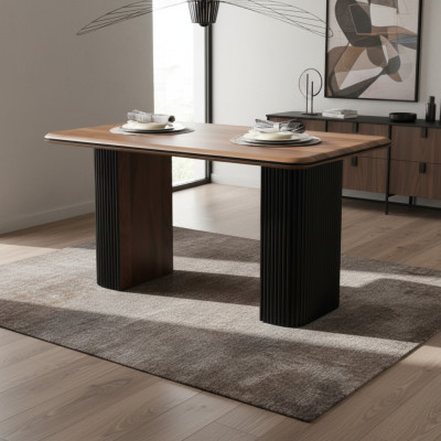 Tavolo da pranzo in legno tavolo da pranzo tavolo da pranzo 140 cm tavolo in legno marrone sala da pranzo