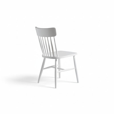 Sedie da pranzo Gruppo di sedie in legno Set di sedie da cucina 4 pezzi Bianco Legno  Sedie da pranzo Gruppo di sedie in legno Set di sedie da cucina 4 pezzi Bianco Legno