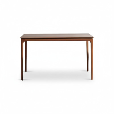 Tavolo da pranzo classico in legno marrone, tavolo da pranzo in legno, tavolo 130 cm.