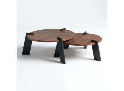 Tavolo da caffè in legno marrone Design