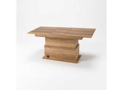 Tavolino da caffè allungabile in legno marrone in tedesco si dice "Couchtisch Ausziehbarer Esstisch Tisch Holz Braun Kaffeetisch Möbel" in italiano.